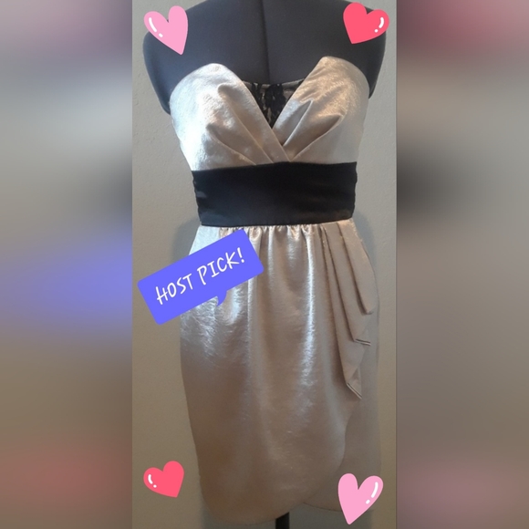 Speechless Dresses & Skirts - 💕HP💕Champagne‎ Satin Dress